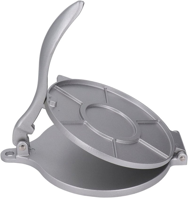 klarako Flour Tortilla Press, 20cm Aluminium Alloy Tortilla Press Tortilla Maker Dough Press Rotis Press with Foldable Handle for Chapati, Roti, Naan, Tacos, for Cooking Home Restaurant - Image 1