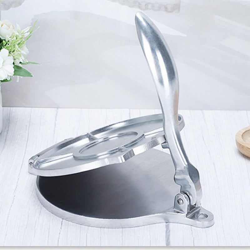 klarako Flour Tortilla Press, 20cm Aluminium Alloy Tortilla Press Tortilla Maker Dough Press Rotis Press with Foldable Handle for Chapati, Roti, Naan, Tacos, for Cooking Home Restaurant - Image 5