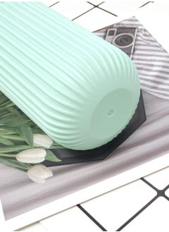 joyzzz Portable Plastic Toothbrush Toothpaste Cup Case,Portable Travel Toothbrush Toothpaste Storage Box Holder Container for Travel (Green)  - Image 4