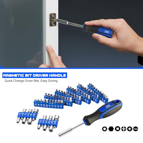 Prostormer Mechanics Tool Set with Drawer Box, 279-Piece SAE and Metric Mechanic Tool Kit with Wrenches & Sockets, General Tool Kit for Car, Motorcycle, Home Repair (Blue) - Image 4