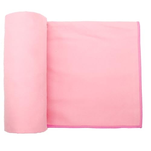 Eunzel Hot Yoga Towel Non Slip Yoga Mat Towel Non-Slip Sweat Absorbent Microfiber Towel for Hot Yoga, Pilates and Workout 72" x 26.5", Pink - Image 5