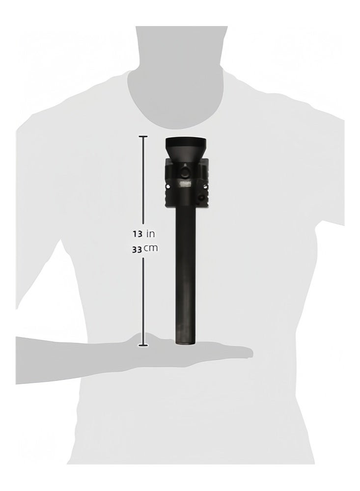 Rechargeable 3-in-1 LED Flashlight with CREE LED and Aluminum Body for Outdoor Emergency Use - Black - Image 2