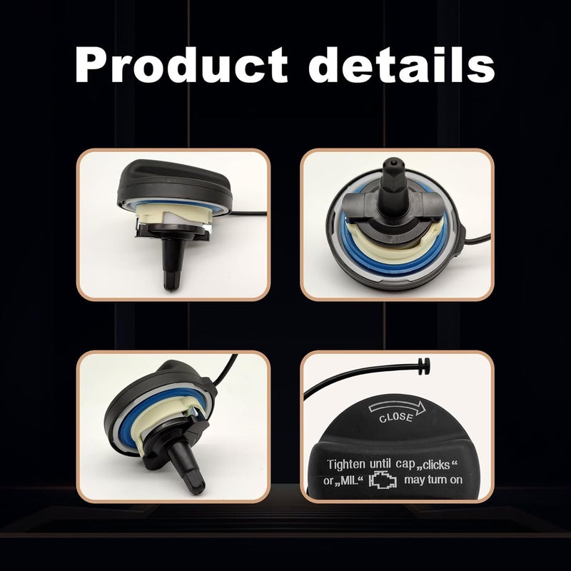 stymart غطاء خزان الوقود، غطاء خزان الوقود متوافق مع ميني كوبر وبي إم دبليو 325i 328i 330i 525i 528i 530i 535i X1 X2 X3 X4 X5 X6 128i 135i 228i 320i 323i xi 335i 428i gt 645ci 650i 740i 745i 750i E39 E46 E60 E90 F01 والمزيد - Image 3