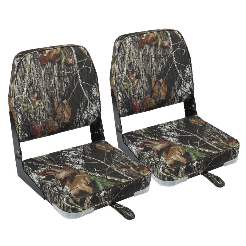 ERGOSEAT Folding Boat Seat Padded Folding Boat Chair with Backrest Marine Bass Jon Boat Seat - Image 5