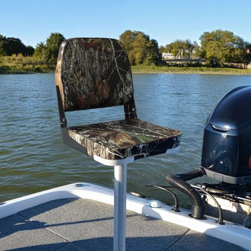 ERGOSEAT Folding Boat Seat Padded Folding Boat Chair with Backrest Marine Bass Jon Boat Seat - Image 4