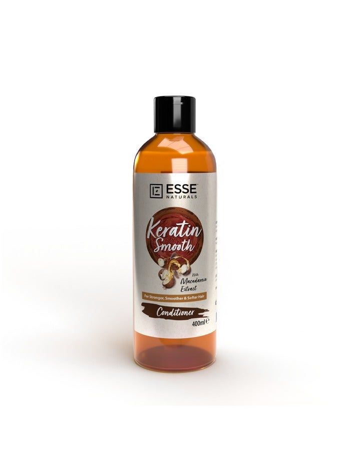 ايس ناتشورالز كيراتين ناعم مع بلسم المكاديميا 400 مل