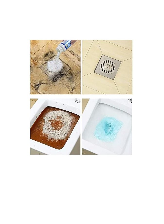 Toilet Drain Unblocker, Tub, Sink & Drain Unblocker,Powerful Cleaning Fluid - Pipe tunnel powder 110 Gram  - Image 4
