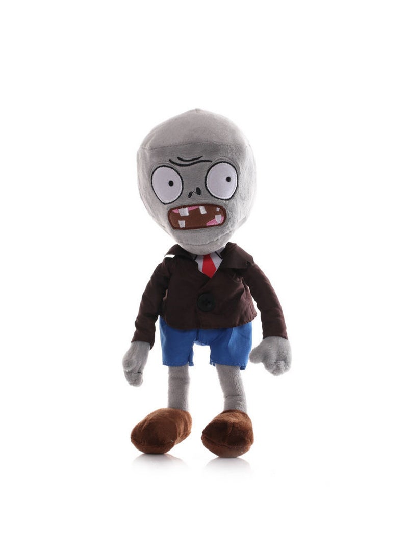 دمية كلاسيكية من Plants Vs Zombies مقاس 12 بوصة رمادية اللون، هدية للأولاد والبنات - Image 1