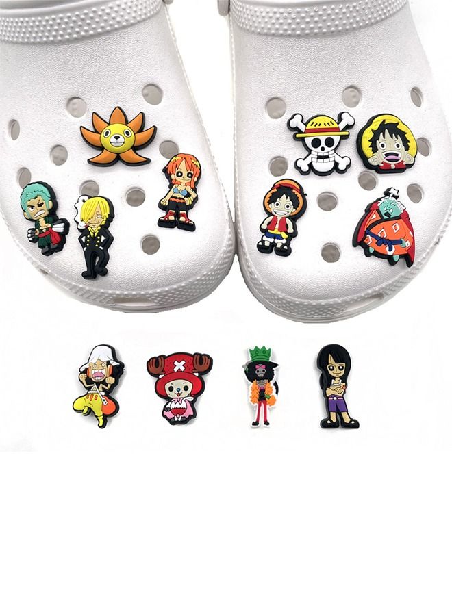 12-Piece Crocs Shoe Decoration Charms, Anime Series Charms Shoe Charm for Crocs Hole Hole Shoe, for Kids Boys Girls Men Women Party Favor - Image 2