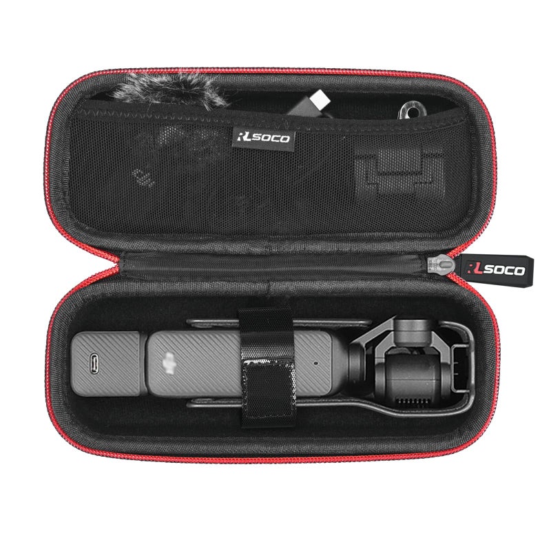RLSOCO Hard Case for DJI Osmo Pocket 4Osmo Pocket 3 Creator Combo Compact Design with YKK Zipper Scratch Protection Case Only - Image 2