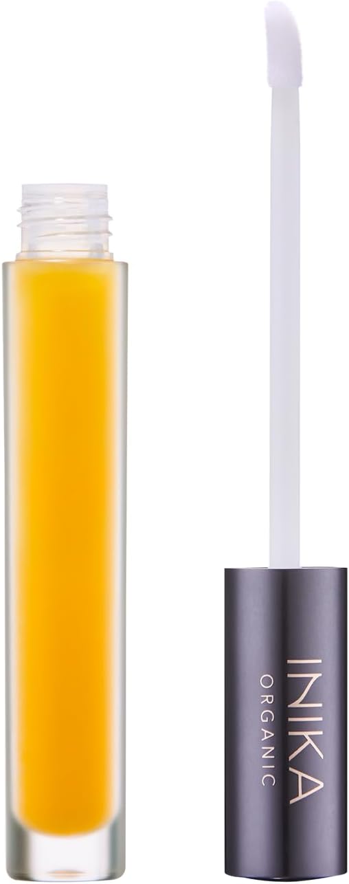INIKA Organic Lip Serum Treatment for Dry Lips Restorative Skincare Ingredients Deeply Hydrating Intensively Moisturising Regenerative Formula 100 Natural Vegan 5mL