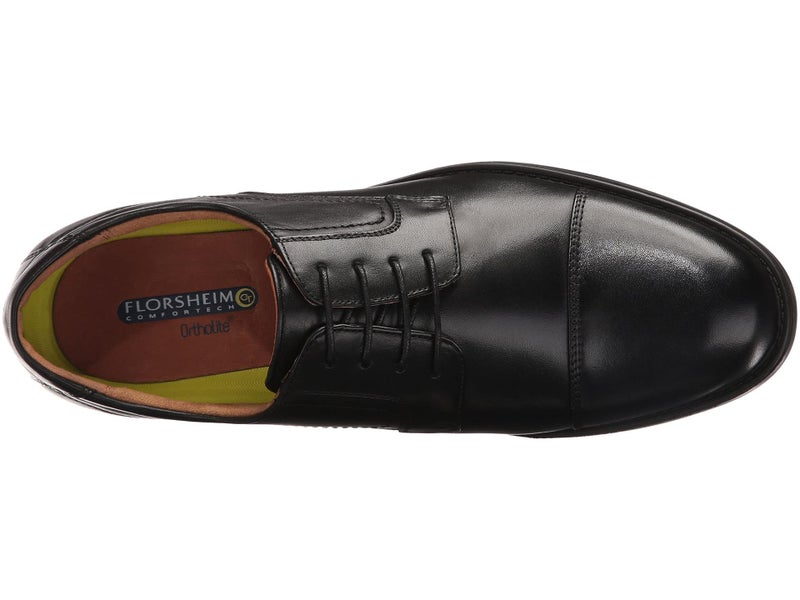 Florsheim حذاء فلورشايم للرجال من نوع ميدفيلد كاب تو أكسفورد، أسود، 10.5 عريض أمريكي - Image 3