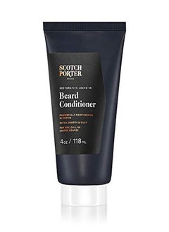 scotch porter Restorative Leave-In Beard Conditioner For Men | Deeply Conditions, Softens & Shines | Formulated With Non-Toxic Ingredients, Free Of Parabens, Sulfates & Silicones | Vegan | 4Oz Bottle  - Image 1