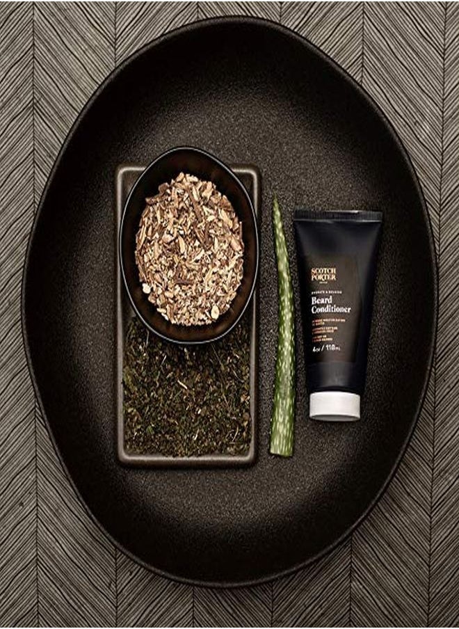 scotch porter - Restorative Leave-In Beard Conditioner For Men | Deeply Conditions, Softens & Shines | Formulated With Non-Toxic Ingredients, Free Of Parabens, Sulfates & Silicones | Vegan | 4Oz Bottle - Image 1