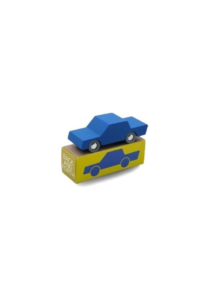 Waytoplay Toys Wooden Car - Blue - Back and Forth - Image 2