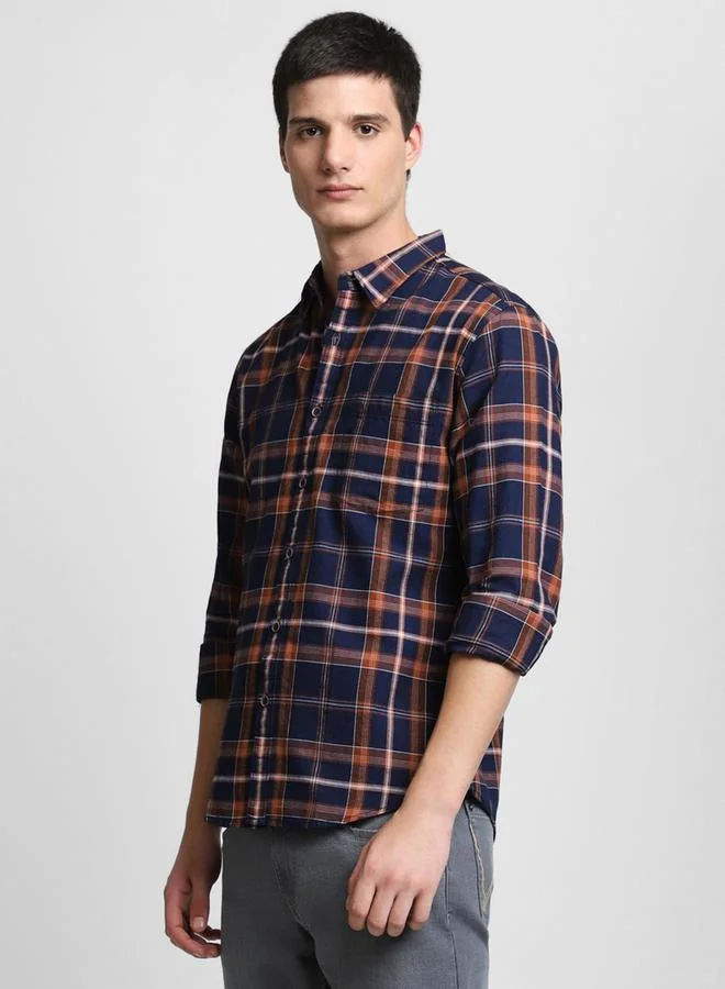 Dennis Lingo Dennis Lingo Checked Long Sleeves Casual Shirt