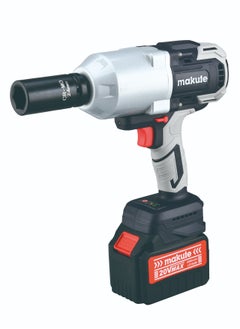makute 20V Cordless Wrench with Brushless Motor, 0~2200 RPM, 800N.m Max Torque, Includes 2x 5420-40C Batteries & Quick Charger, CW004-2BL  - Image 1