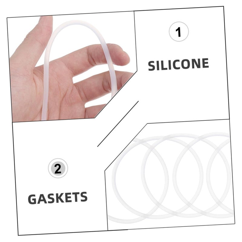 Silicone Sealing Gasket Set 6pcs Water Purifier Filter Replacement Washers Leak Proof - Image 4