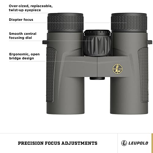 Leupold BX-4 Pro Guide HD Binoculars, 10x32mm, Shadow Gray (172660) - Image 4