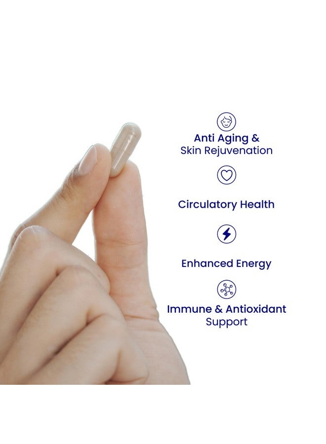 Relumins Resveratrol 600mg Supplement - High-Potency Antioxidant with Grape Seed & Red Wine Extract - Supports Skin, Heart Health & Immune System - 120 Vegan Capsules - Image 4