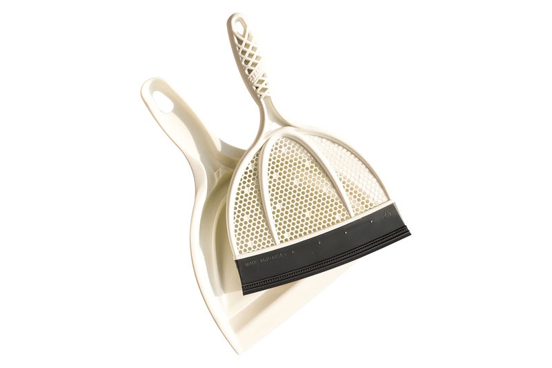 Broombi Silicone Handheld Brush Dustpan Set All Smooth Surface Squeegee Sweeper Ideal for Pet Hair Removal Wet and Dry Use to Maximize CleanUp Efficiency