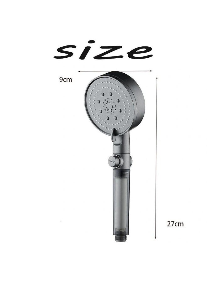 OSHIMA High Pressure 5-Mode Filtered Shower Head, Filtered Shower Head with Handheld Shower Head Filter, Handheld with Built-In Filter & Power Wash for Hard Water with 5 Extra Filters - Image 2