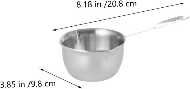 Stable base VOSAREA 304 Stainless Steel Oil Heating Pot Butter Chocolate Melting Bowl Compact Design for Baking and Cooking Easy Pour Spout for Home and Camping Use Fast & slow shipment compatible Market demand focused build Cross product combo compatible All condition fit Licensed warehouse stored goods Easy store & transit build Sufficient order stock Fine detail Size-sorted warehouse storage Protective coating Temp & permanent project compatible Land transit & shipment compatible General compatible design Hardness boosted processed substance Small apartment fit Fast warehouse picking Connectable modular Low maintenance Mountain region eligible ship Long term storage compatible Multi-use upgraded craftsmanship Transit damage prevent build Simple upgraded construction Longevity upgraded craftsmanship - Image 2