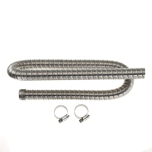 Gopayia 100cm 24mm Exhaust Pipe Replaces 36061296 90394 for Webasto for Eberspacher Espar Diesel Parking Heaters with Clamps - Image 3