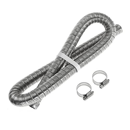 Gopayia 100cm 24mm Exhaust Pipe Replaces 36061296 90394 for Webasto for Eberspacher Espar Diesel Parking Heaters with Clamps - Image 1
