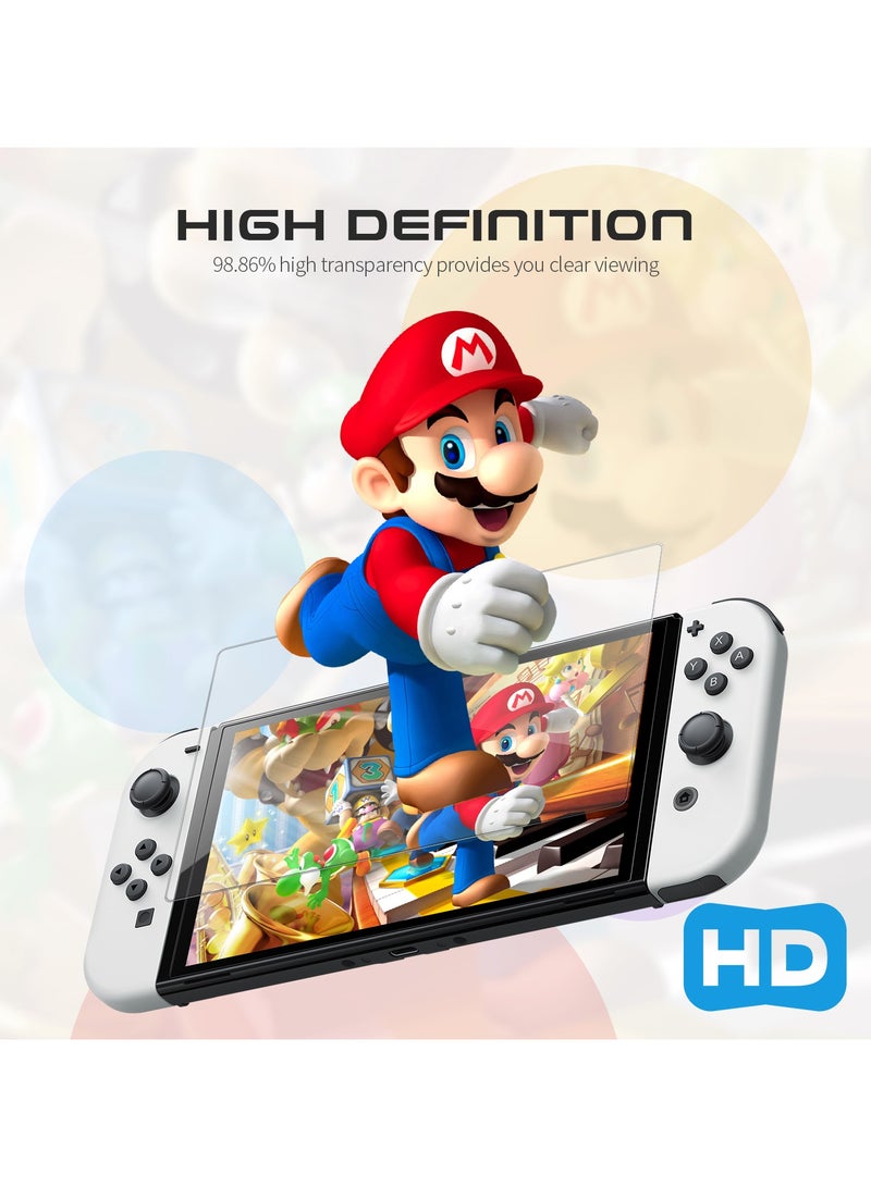 سام لاصقة حماية للشاشة ممتازة من الزجاج المقوى لجهاز الألعاب سويتش اولد - Image 3