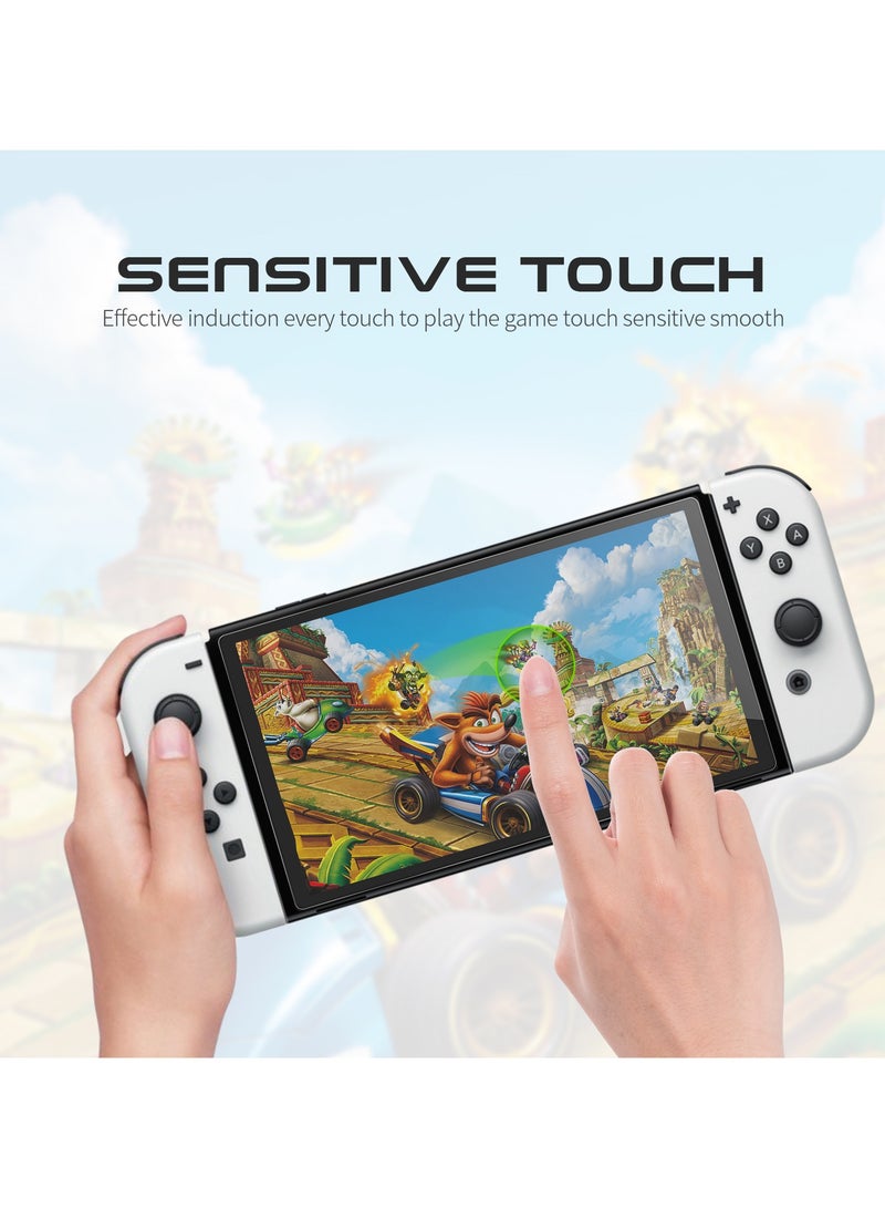 سام لاصقة حماية للشاشة ممتازة من الزجاج المقوى لجهاز الألعاب سويتش اولد - Image 5