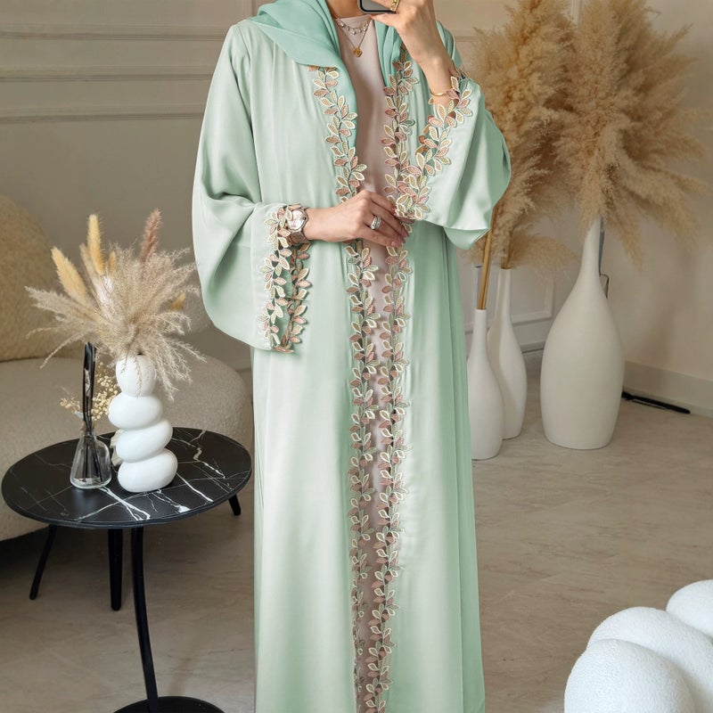 Elegant Embroidered Long Dress - Image 4