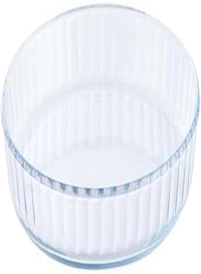 Termisil Heat-Resistant Glass Tart Pan, 27 cm Diameter, Clear