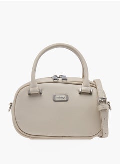 MISSY Women Textured Tote Bag with Zip Closure and Adjustable Strap  - Image 1