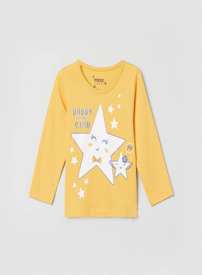 Max Baby-Girl's Regular T-Shirt (W21ABTSMU05MULTI_Multi' 12-18M) - Image 2