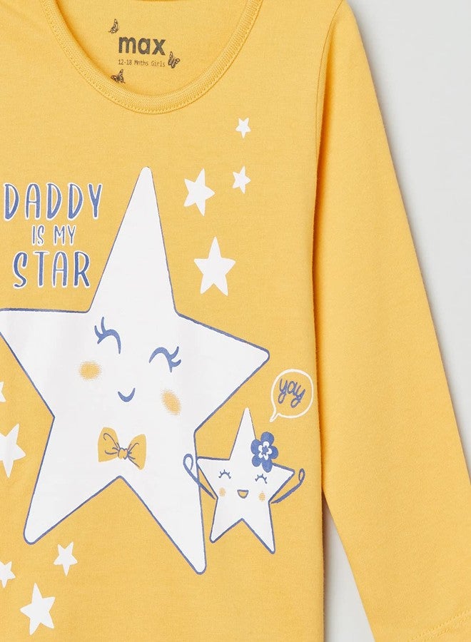 Max Baby-Girl's Regular T-Shirt (W21ABTSMU05MULTI_Multi' 12-18M) - Image 4