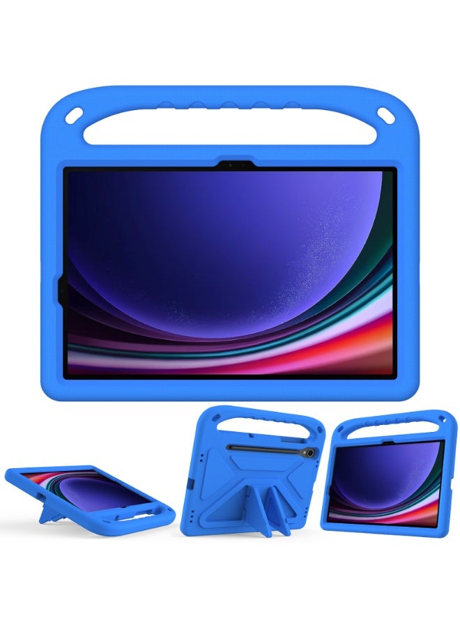 Cover for Samsung Galaxy Tab S10 Lite/S10 FE/S9 FE/Tab S9 10.9 inch Released 2025 Tablet Case for Kids - Durable Lightweight EVA Shockproof Protective Handle Stand Cover (Blue) - Image 1