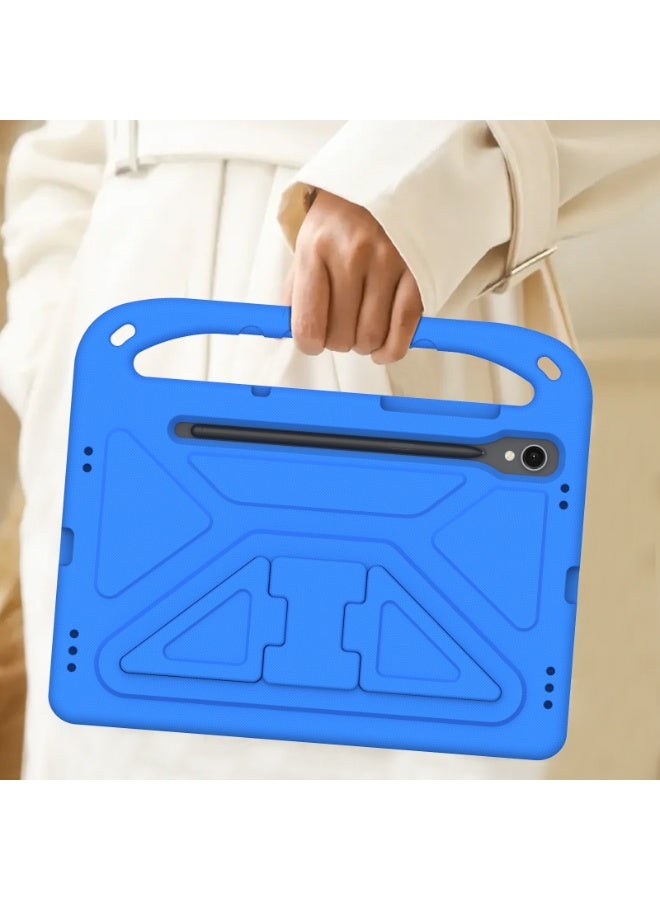 Cover for Samsung Galaxy Tab S10 Lite/S10 FE/S9 FE/Tab S9 10.9 inch Released 2025 Tablet Case for Kids - Durable Lightweight EVA Shockproof Protective Handle Stand Cover (Blue) - Image 5