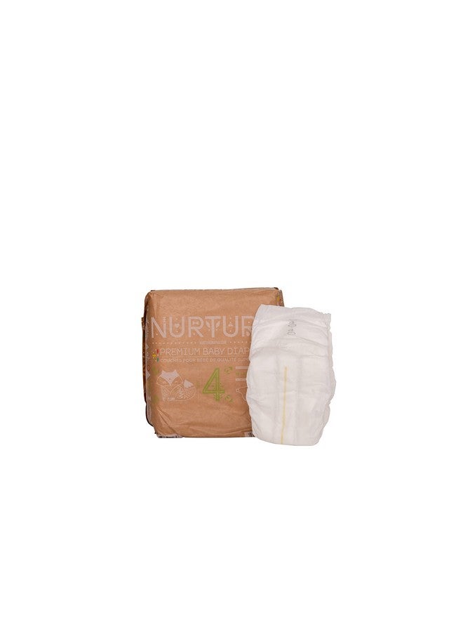 nurture Diapers By Biobag Size 4 (1531 Pounds) 78 Premium Quality Baby Diapers Chemical Free Ultra Absorbent Eco Friendly Hypoallergenic - Image 1
