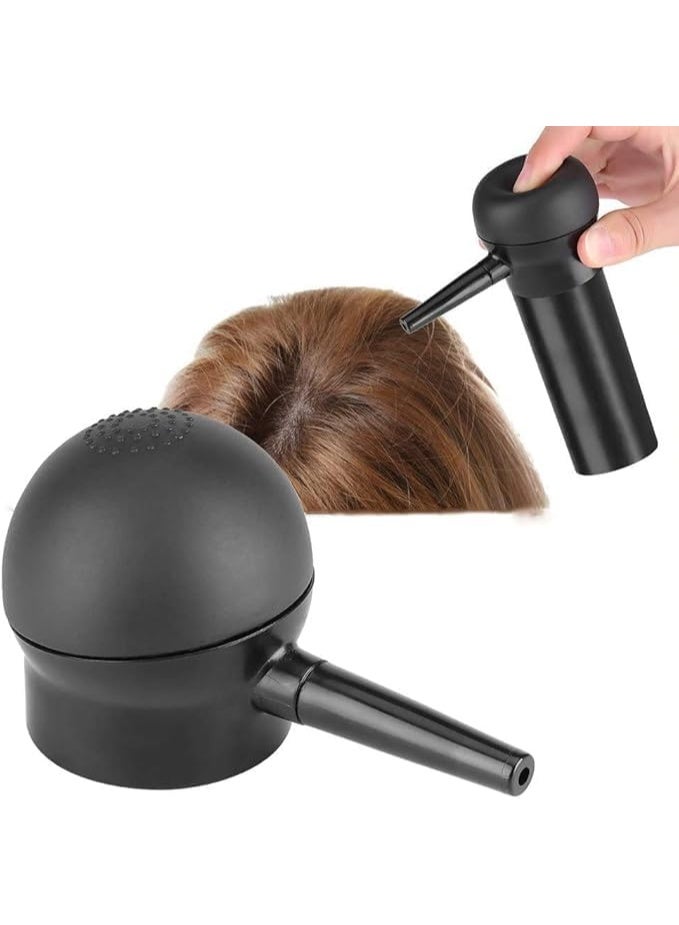 بخاخ أسود لتكثيف الشعر ومعالجة تساقط الشعر، أداة رش ألياف الشعر Hair Fibers Spray بفوهة دقيقة لزيادة سماكة الشعر وملء الفراغات، علاج الصلع الجزئي، تعزيز كثافة الشعر وإخفاء الفراغات، عملي وسهل الاستخدام لجميع أنواع الشعر، يمنح مظهر شعر كثيف وصحي سريعًا، مناسب للاستخدام المنزلي والصالونات، أداة احترافية لتكثيف الشعر وإعادة الحيوية للشعر الخفيف والمتساقط. - Image 3