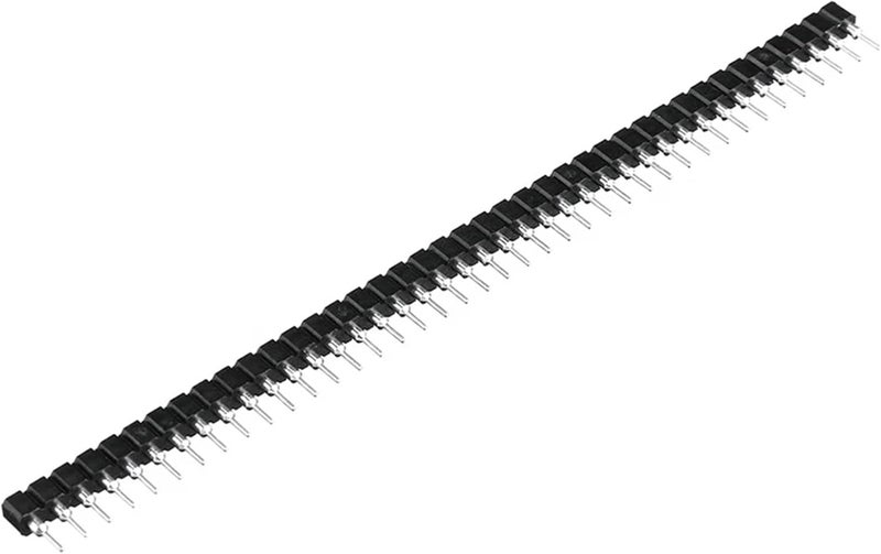5/20/50PCS 1x40P 2.54mm Round Hole Female Header Tin Single Row 40Pin 0.1" Breakable Stackable PCB IC Crystal Connector(5 Pcs) - Image 5