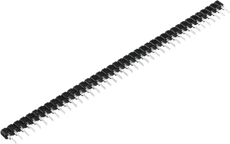 5/20/50PCS 1x40P 2.54mm Round Hole Female Header Tin Single Row 40Pin 0.1" Breakable Stackable PCB IC Crystal Connector(5 Pcs) - Image 2