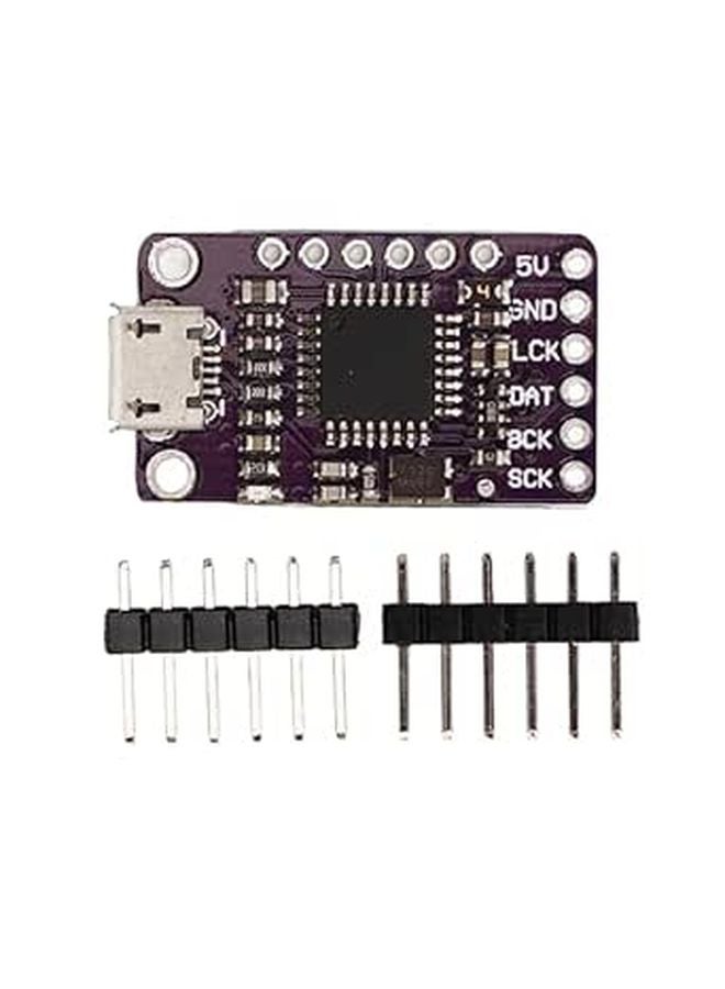 PCM2706U2 وحدة فك ترميز صوتي ستريو من USB إلى IIS 5V S/PDIF توافق واسع سهلة التركيب - Image 1