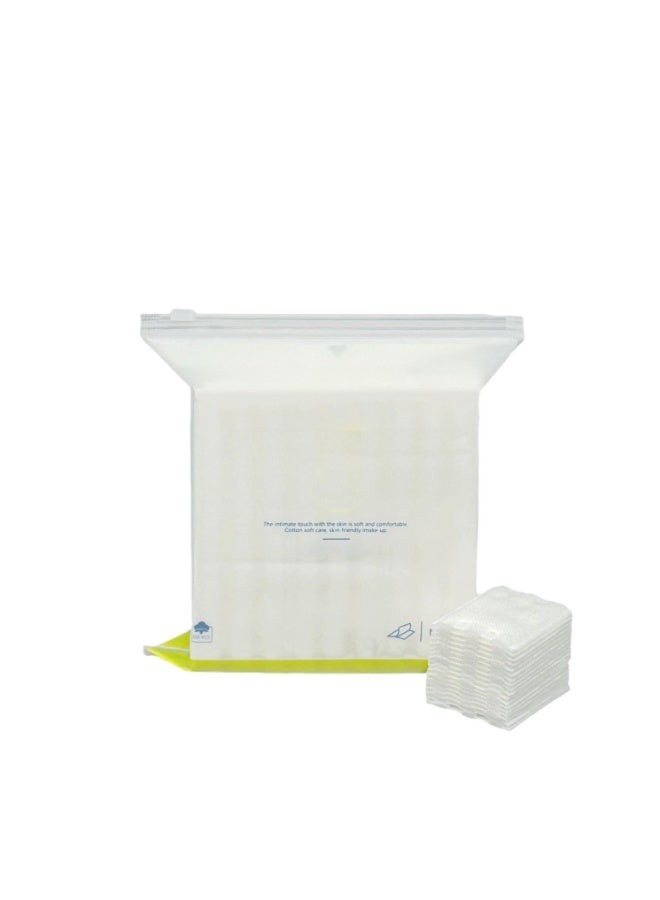 EFUMKE Thickened and enlarged cotton pads, thick cotton makeup towels, makeup remover pads, thick bagged disposable cotton pads for hospital use (5*6cm 222 pieces) - Image 2