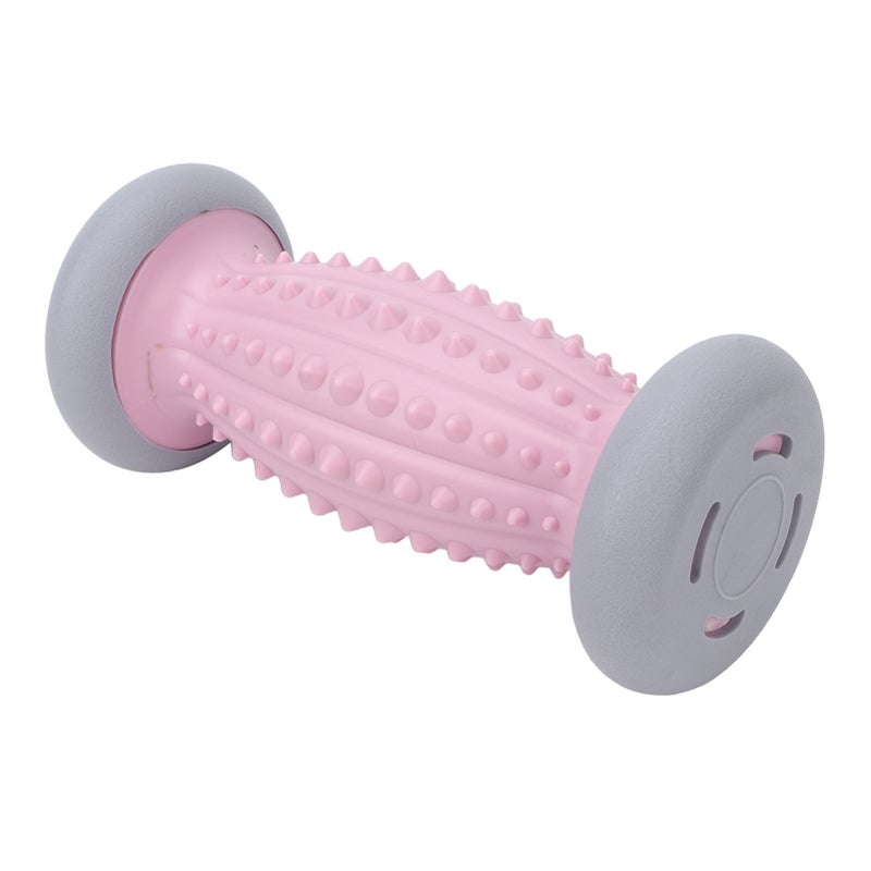 Foot Massage Roller Muscle Relaxing Reduce Discomfort Plantar Fasciitis Massaging Tool for Leg Hand Pink - Image 3