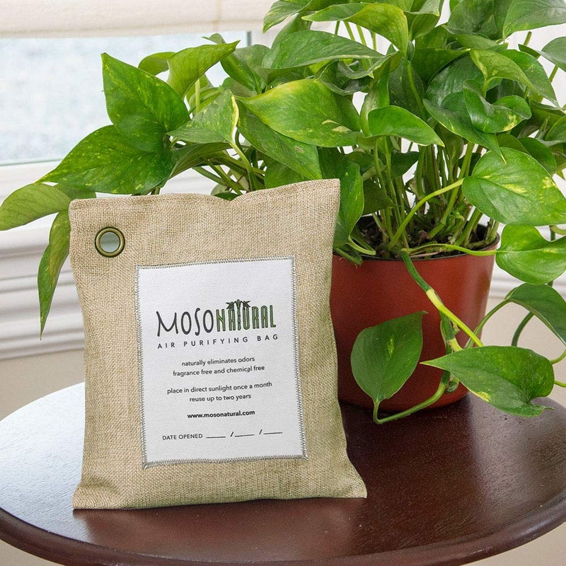 MOSO NATURAL Air Purifying Bag 500G Natural Color Naturally Removes OdorsAllergensHarmful Pollutants Suitable For KitchensBedroomsLiving Areas Long Lasting Charcoal Bag Lasts up to 2 years - Image 3