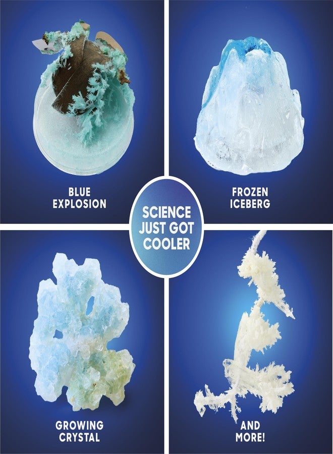 Discovery Kids Discovery™ Frozen Earth Science Kit - 67 Experiments STEM Chemistry Lab for Kids| Grow Crystals, Make Snow & Slime, Ice Explosions & More| Educational Learning Activity Toy| DIY STEM Set Gift| Ages 8+ - Image 4