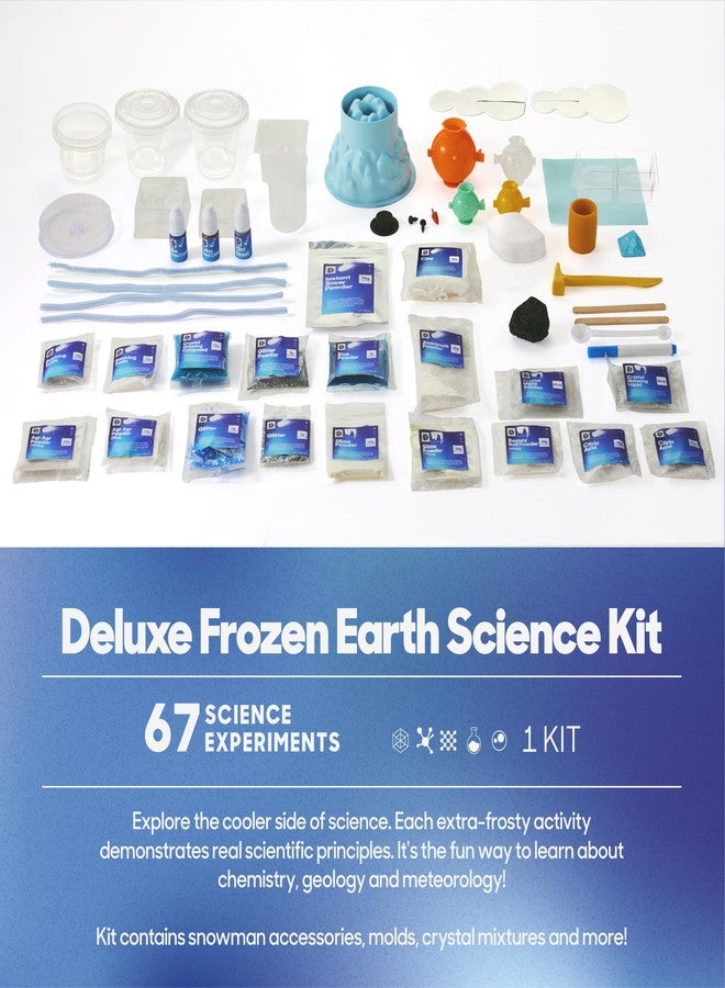 Discovery Kids Discovery™ Frozen Earth Science Kit - 67 Experiments STEM Chemistry Lab for Kids| Grow Crystals, Make Snow & Slime, Ice Explosions & More| Educational Learning Activity Toy| DIY STEM Set Gift| Ages 8+ - Image 5