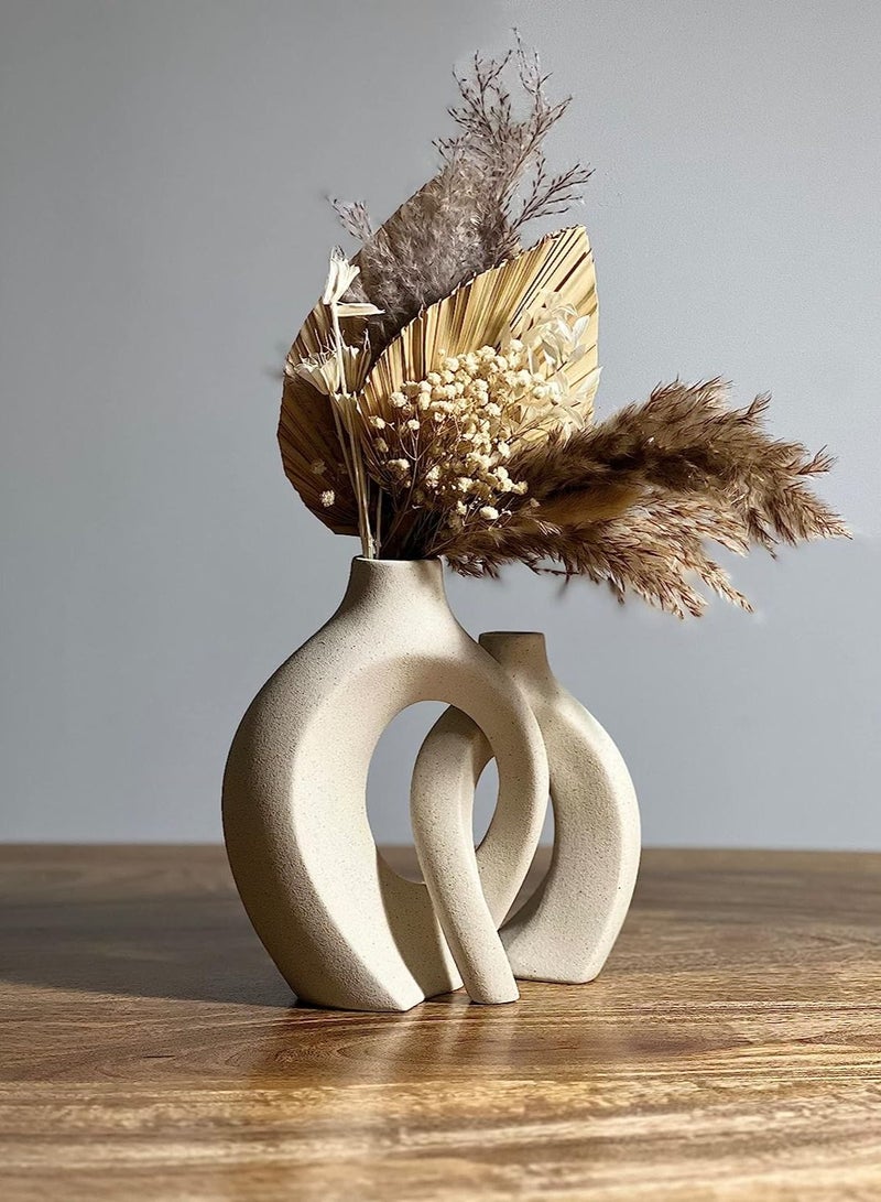 Two Legged Elegant Vase for Home Decoration (Set of 2 Vases)  - Image 1