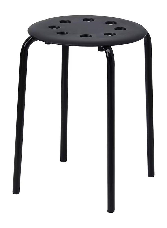 SKY-TOUCH 1pcs Stackable Marius Stool, Durable Plastic & Steel, Lightweight, Space-Saving, Anti-Slip Legs, Holds Up to 80kg, Ideal for Indoor/Outdoor Use–Home,Office,Bar,School,Lab - Image 1